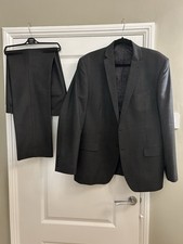 Men’s Racing Green 2 Piece Tailored Grey Suit 44R 36R