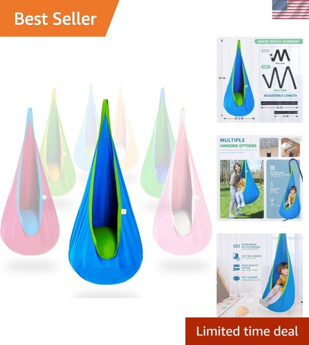 Blue kids pod swing - pod,