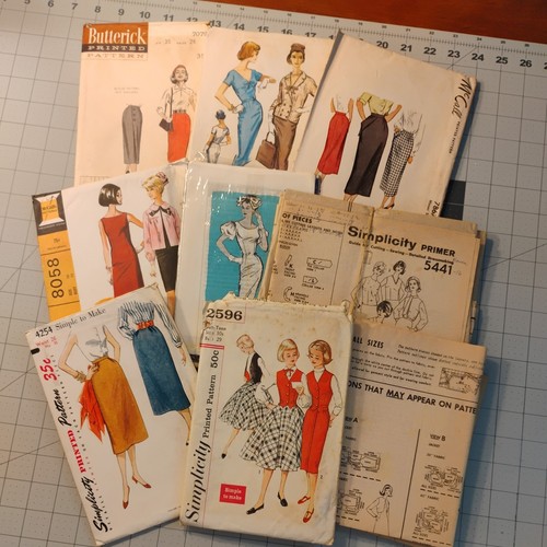 Vintage 1950s 60s sewing - 9, 1950s-60s