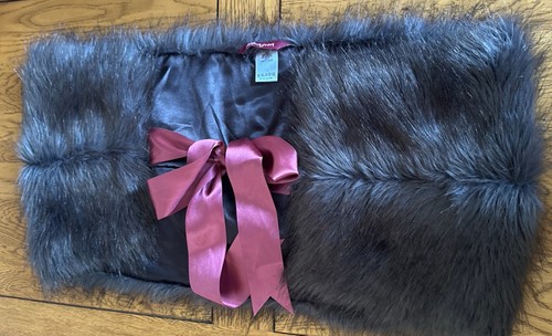 Vintage monsoon shrug faux - shrug, fur