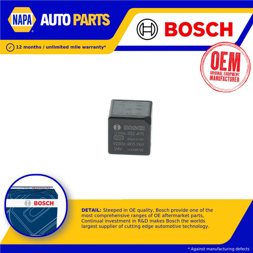 Relay 0986332405 bosch genuine - 0986332405,