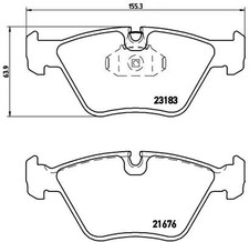 FRONT BRAKE PAD SET DISC BRAKE