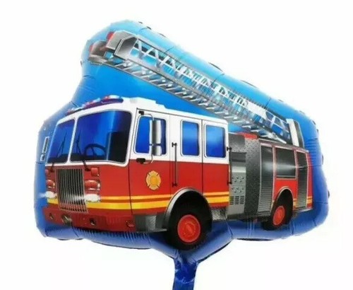 Fire engine large foil balloon - large,