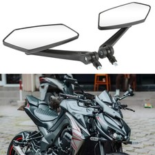 M8/M10 Motorcycle Rearview Wing Side Mirrors For Kawasaki Z1000 Z900 Z800 Z700
