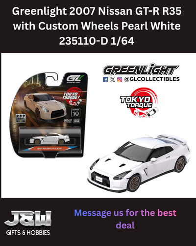 Greenlight 2007 nissan r - greenlight, gt-r