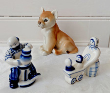 3  Vintage USSR Porcelain