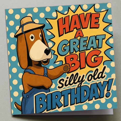 Birthday card hector - card,