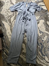 George blue maternity jumpsuit