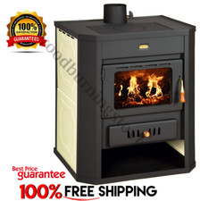 Wood Burning Stove Back Boiler Fireplace Prity WD W15 19kw. EcoDesign