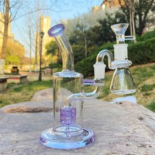 Purple 9" Heavy Glass Bong