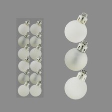 10 DROPLET BAUBLES CHRISTMAS