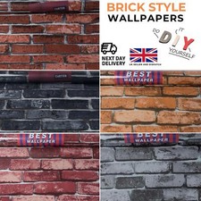 Brick Effect Wallpaper Roll