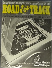 1970 Aston Martin DBS-V8 Coupe Road Test Brochure Folder Excellent Original 70