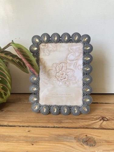 Silver ornate jewelled - ornate,