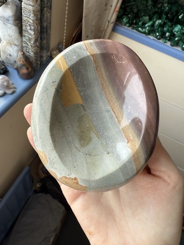 Polychrome jasper crystal bowl - crystal,
