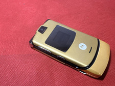 MOTOROLA RAZR V3  Gold Black ( Unlocked ) Mobile Phone