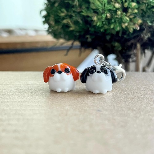 Japanese chin spaniel glass - japanese,