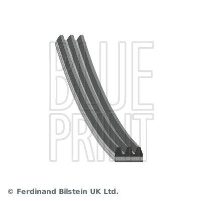 Ad03r750 blue print ribbed - print, v-ribbed