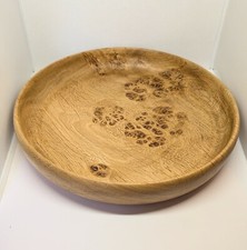 Hand Turned Pippy Oak Bowl
