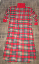 Brandywine ladies SIZE 18-20 NIGHTGOWN NIGHTDRESS Vintage 80'S PLAID FLANEL ZIP