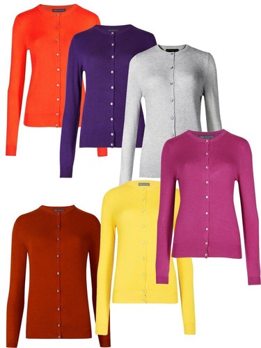 Ladies ribbed crew - crew, neck