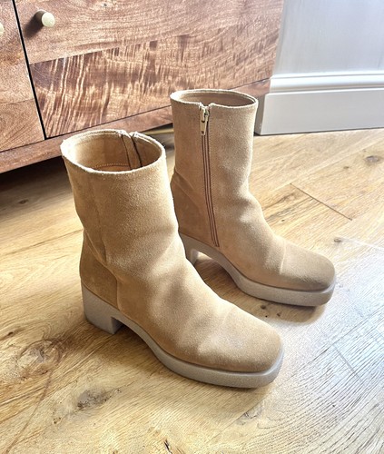 Sessun caramel suede ankle - sessun,