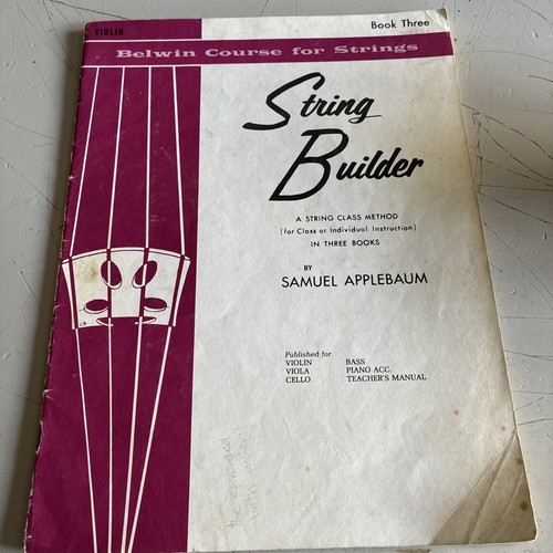 Belwin course for strings - belwin,