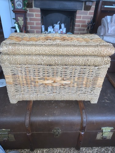 Small wicker chest - wicker,