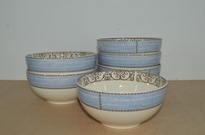 Wedgwood Sarah's Garden Snowdrop - Set of 6 x Fruit / Cereal Bowls (#S1)