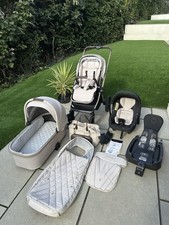 Venicci Upline Stone Pram Set (Stone) Excellent Condition