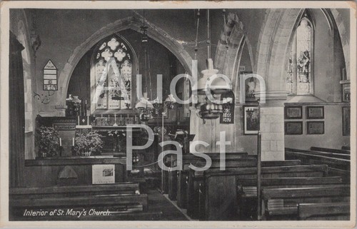 Interior mary s church - st.,