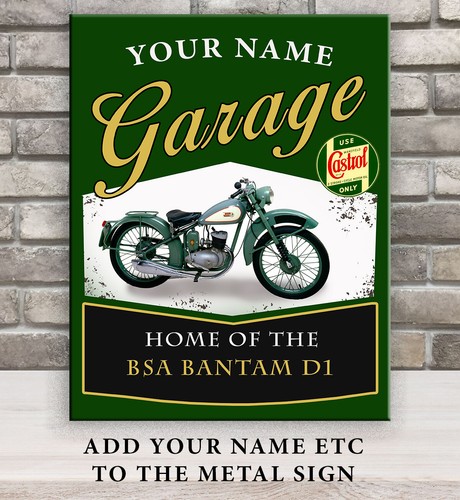 Personalised motorcycle bsa - personalised,