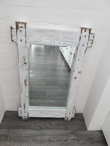 Vintage mirror handmade frame - vintage,