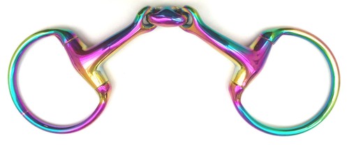 Titanium rainbow eggbutt - titanium,