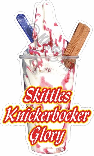 Skittles knickerbocker glory - skittles,