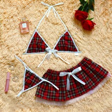 Student Adult Cosplay Fancy Dress Uniform Costume Sexy Lingerie School Girl