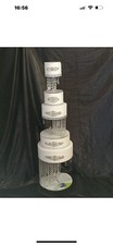 Wedding Cake stand, 3 tier Stunning Sparkling crystals