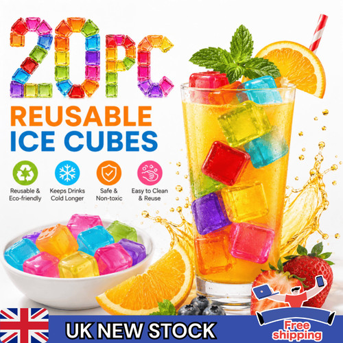 20pcs reusable ice cubes for - ice,