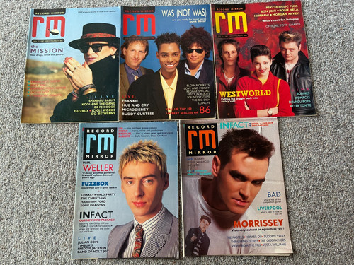Record mirror magazine bundle - record, magazine,