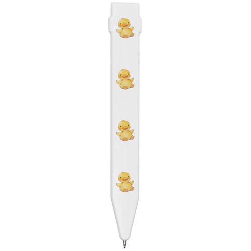 Happy yellow duck sitting - 'happy, sitting'