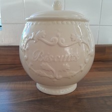 Ceramic Cream Buscuit Barrel