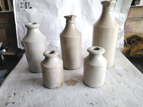 Antique victorian salt - antique, glazed