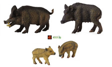 Wild boar sow - wild, piglets
