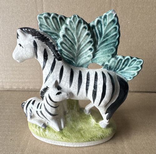 Ceramics zebra foal - ceramics, figurine