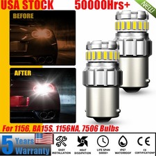 AUXITO 382 led P21w Ba15s Reverse White 1156 Car Indicator Fog Brake Light Bulb