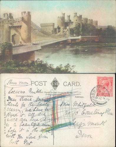 Conwy castle and suspension - castle,
