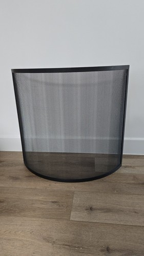 Black metal curved - , fireguard
