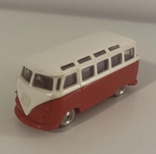 Lego HO 1:87 Scale - VW Samba Bus - Red/White