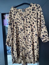 Whistles leopard Dress Size S