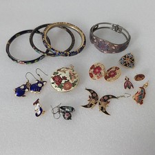 Bundle Modern & Vintage Cloisonne Enamel Jewellery Craft Wear Repair